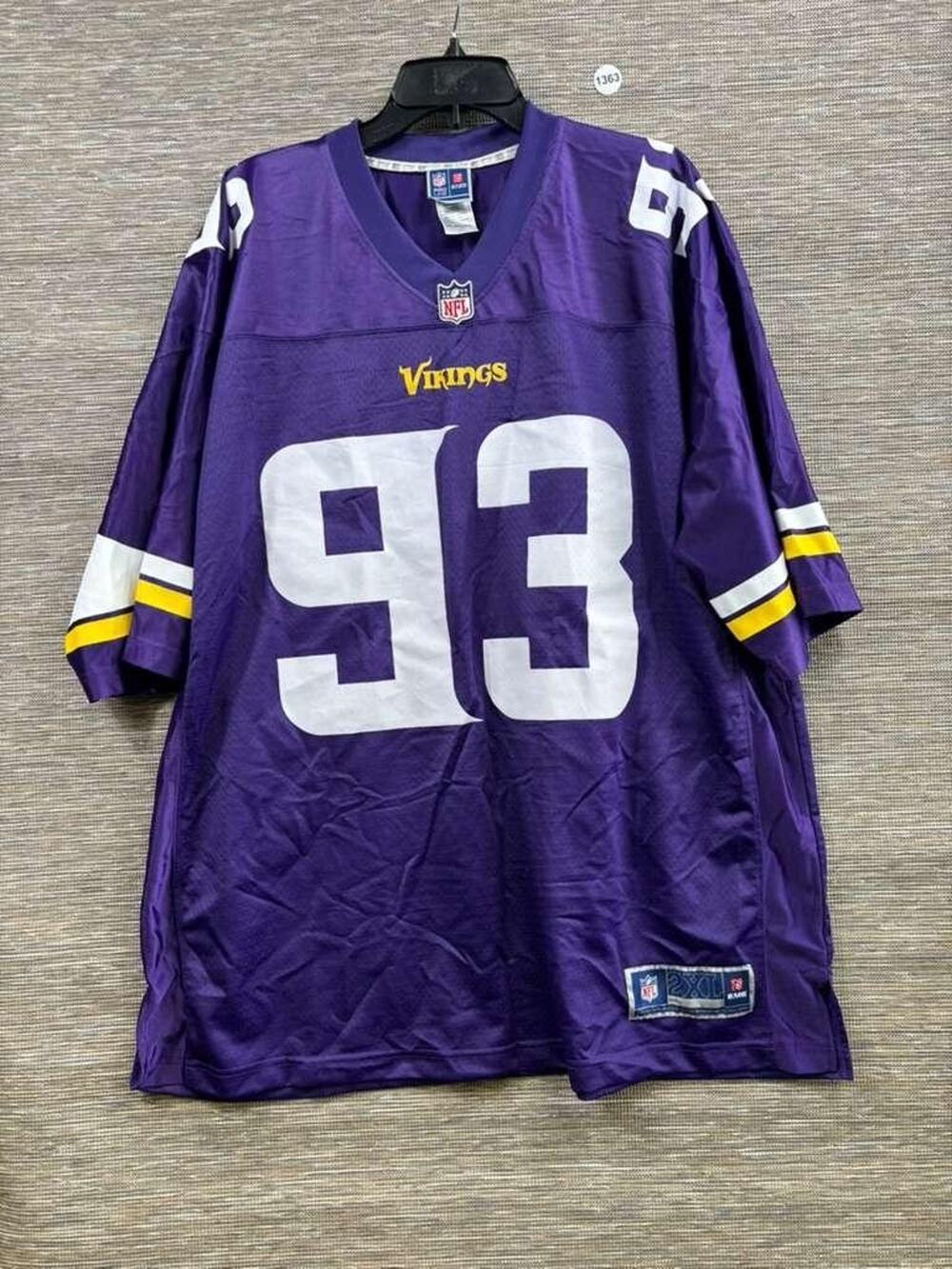 Minnesota Vikings Jersey Mens 2XL Purple NFL Football NFL Pro Line Stephen 93